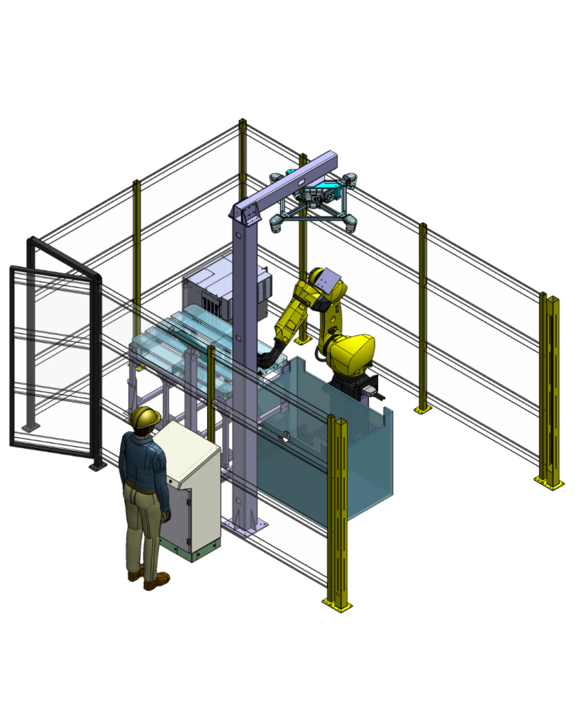 Implementazione di un sistema Bin Picking con sensore 3D per visione robotica